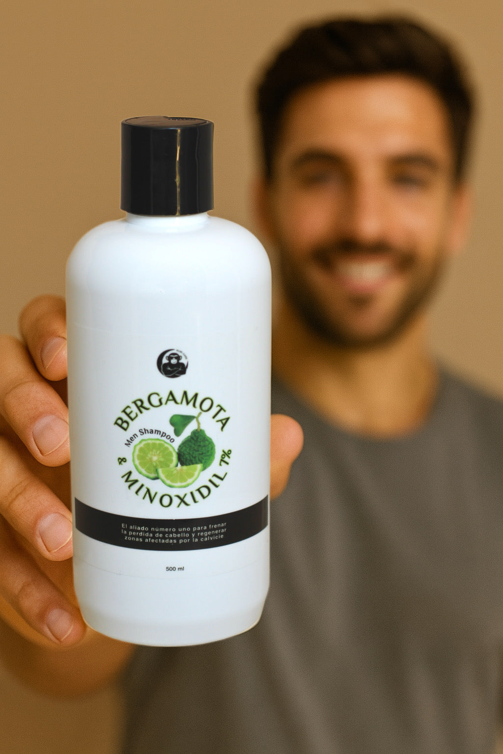 Shampoo Bergamota y Minoxidil