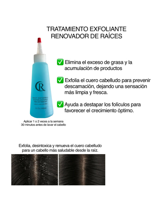 TRATAMIENTO EXFOLIANTE
RENOVADOR DE RAÍCES