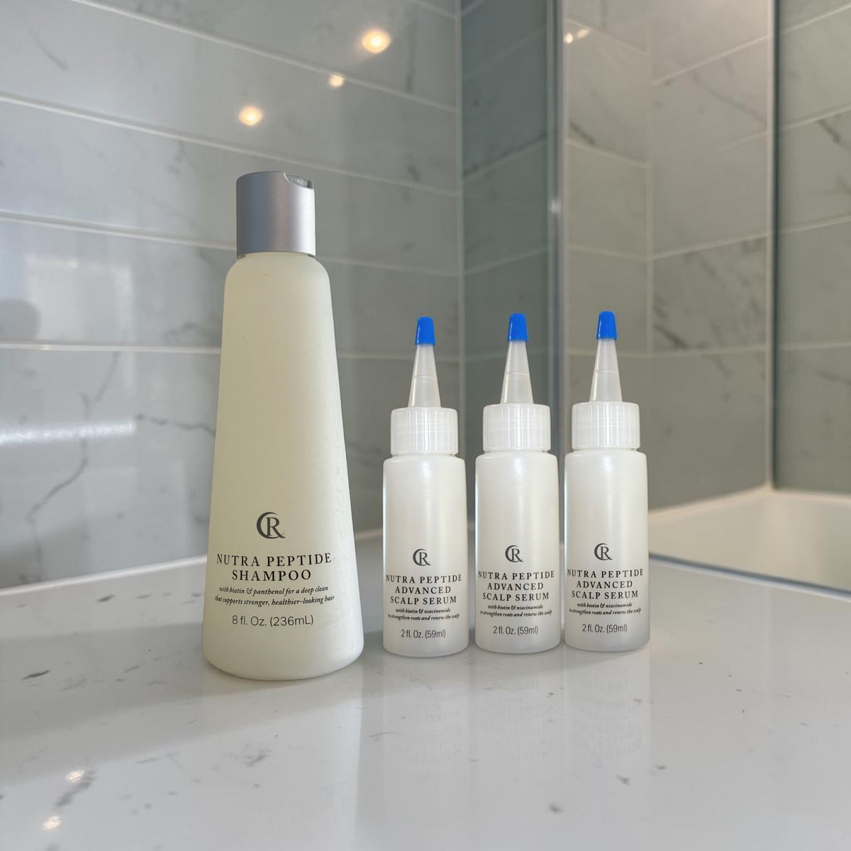 Dúo anticaida nutra peptide para hombre kit de 4